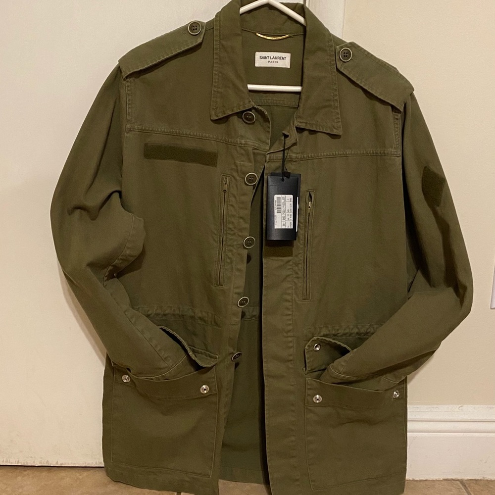 Saint Laurent Military Gabardine Jacket
